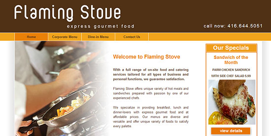 Flaming Stove Restaurant Toronto